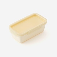 楽に洗えてスリムなランチボックス 340ml クリームイエロー