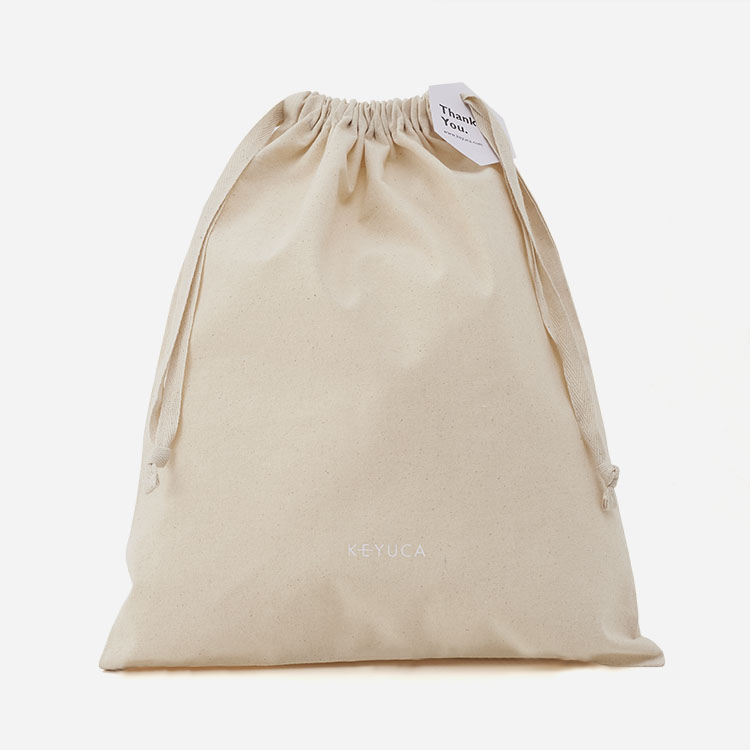 【セルフラッピング専用】C巾着 Lサイズ アイボリー