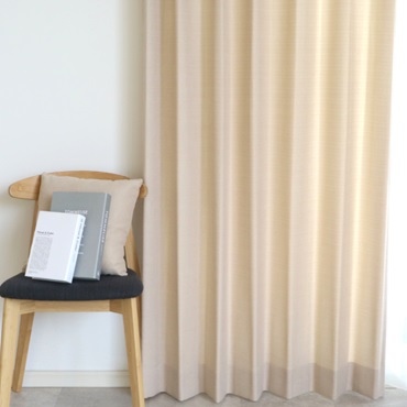 【WEB限定】非遮光リネンライク（ベージュ）｜カーテン