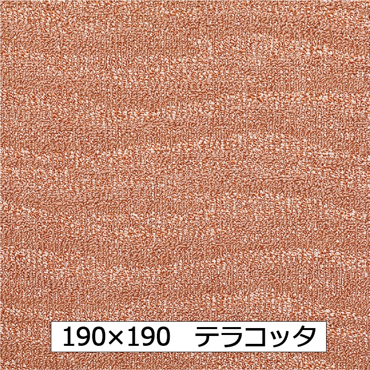 【WEB限定】抗菌防ダニ ポート(190×190 テラコッタ)