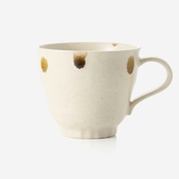 【美濃焼】飴茶白 マグ ベージュ