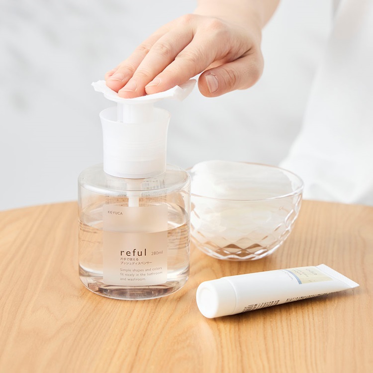reful プッシュディスペンサー 280ml