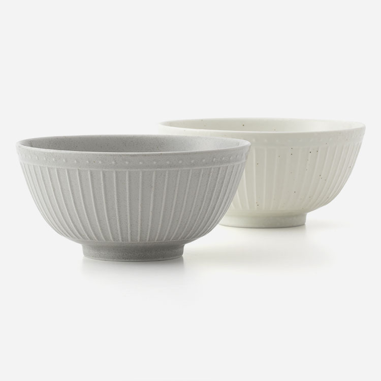 【美濃焼】彫刻丼十草 16cm