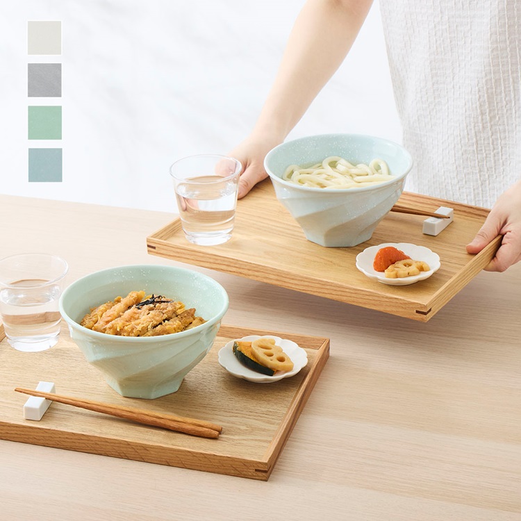【美濃焼】ねじり丼 16cm