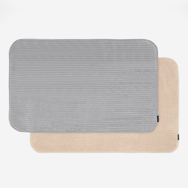なめらか吸水タオルのバスマット 大きめ50×80cm
