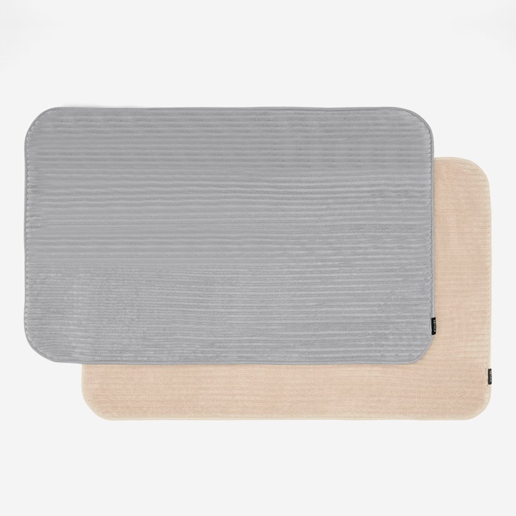なめらか吸水タオルのバスマット 大きめ50×80cm
