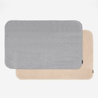 なめらか吸水タオルのバスマット 大きめ50×80cm