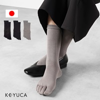 d パンプスにあう5本指薄手綿クルー|ソックス|靴下