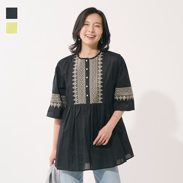 刺繍チュニック