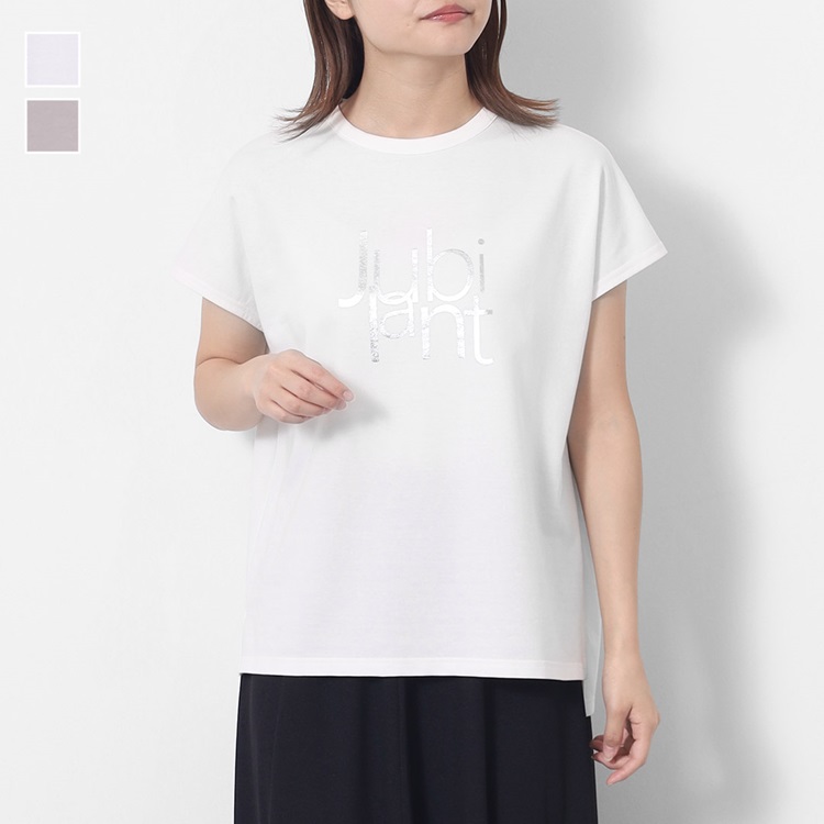 フレンチスリーブロゴTシャツ
