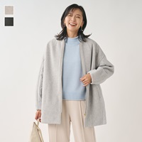 ウーリーコンビキルトハーフコート