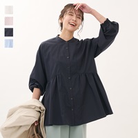 【すごナノ撥水】ペプラムシャツチュニック＜ヒルナンデス！で紹介されました＞