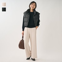 起毛ジャージーセンターシームワイドパンツ